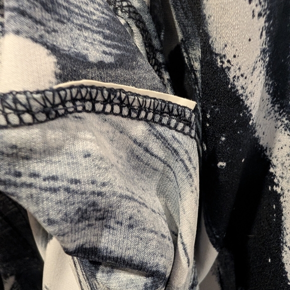 Joseph Ribkoff Black and White Abstract Blouse - Picture 2 of 10